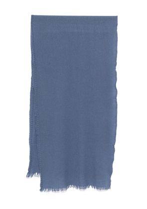 Private 0204 check frayed scarf - Brown