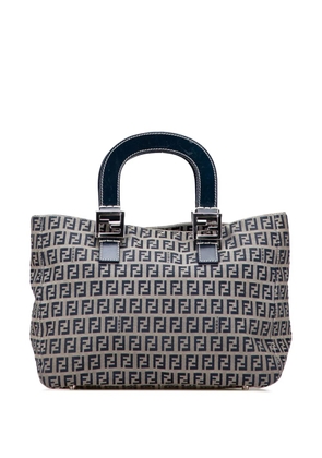 Fendi Pre-Owned 2000-2010 Small Zucchino Canvas Twins tote bag - Grey