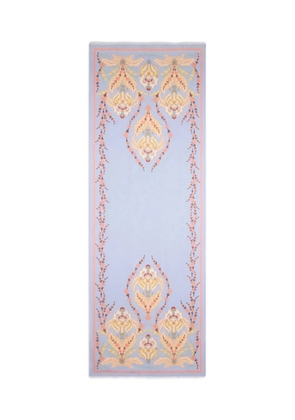 ETRO patterned-jacquard scarf - Blue