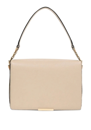 Victoria Beckham flap leather tote bag - Neutrals