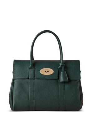 Mulberry Bayswater grain-leather tote bag - Green