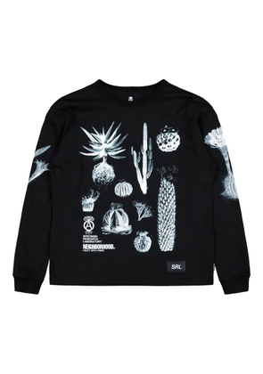 Neighborhood graphic-printed long-sleeved sweatshirt - Black