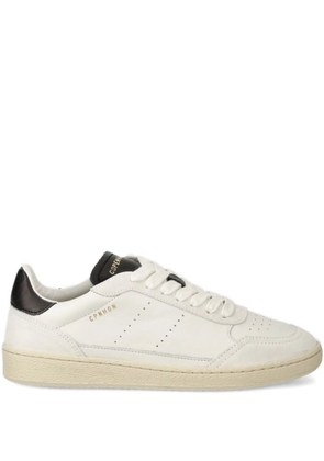 Copenhagen leather panelled lace-up sneakers - White