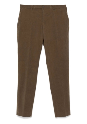 BOSS slim-cut corduroy trousers - Brown