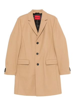 BOSS single-breasted coat - Neutrals