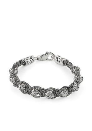 Emanuele Bicocchi Arabesque Shamballa silver bracelet