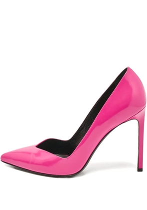 Saint Laurent Pre-Owned 110mm leather heeled pumps - Pink