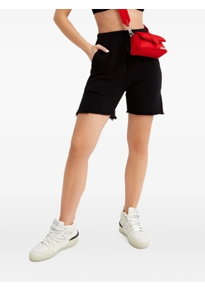 SEROYA Chris drawstring-waistband track shorts - Black