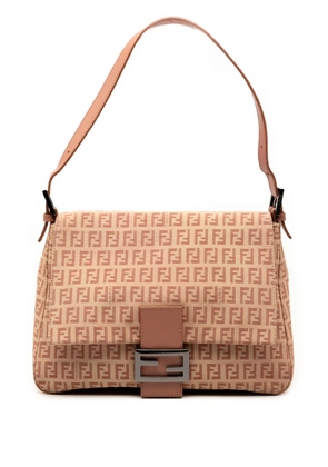 Fendi Pre-Owned 2000-2010 Zucchino Canvas Mamma Forever shoulder bag - Brown