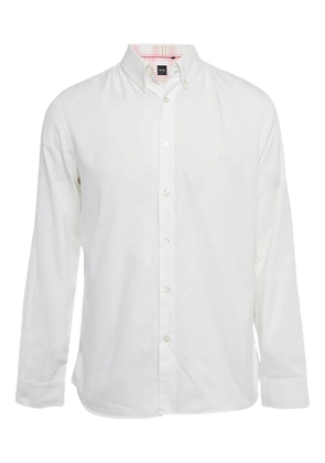 BOSS cotton button shirt - White