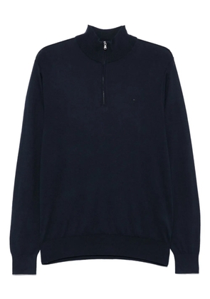 Hackett logo-embroidered sweater - Blue