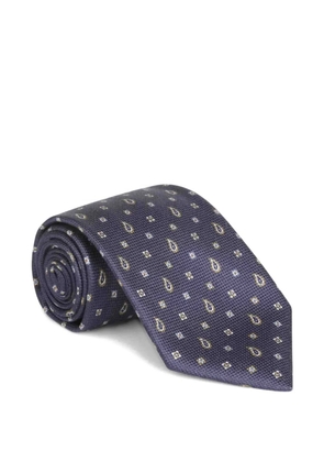 Brioni paisley tie - Blue