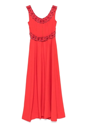 A.N.G.E.L.O. Vintage Cult 1960s rhinestoned maxi dress - Red