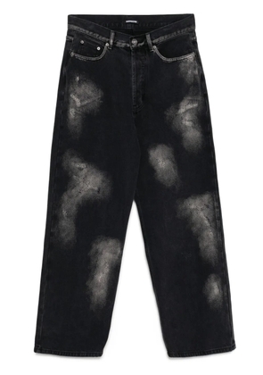 Ground Zero distressed wide-leg jeans - Grey