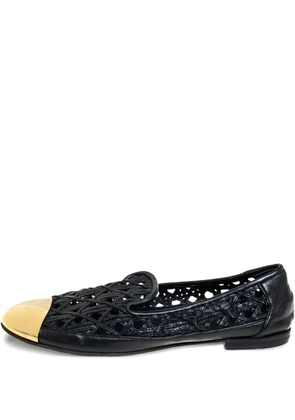 Giuseppe Zanotti Vintage open-weave loafers - Black