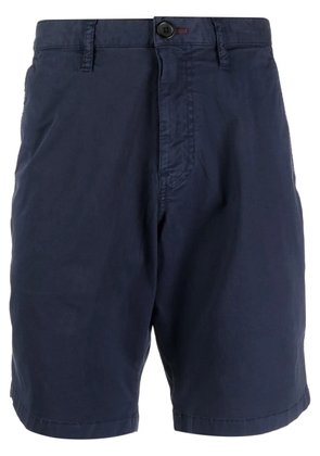 PS Paul Smith high-waisted cotton shorts - Blue