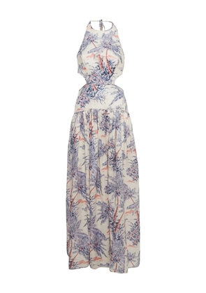 ZIMMERMANN floral-pattern maxi dress - Neutrals