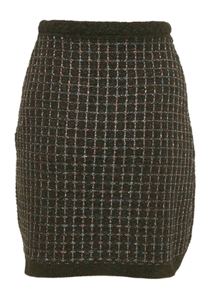 SANDRO tweed mini skirt - Black