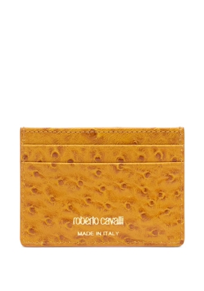 Roberto Cavalli leather cardholder - Yellow