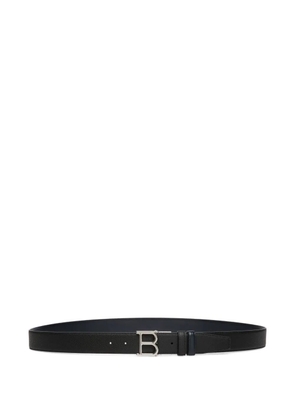 Bally logo-buckle leather belt - Black