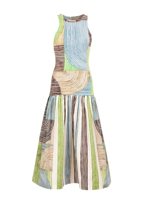 Silvia Tcherassi Jamelia midi dress - Neutrals