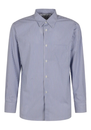 Comme Des Garçons striped cotton shirt - Blue