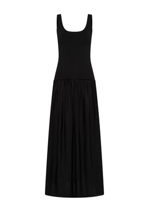 Rebecca Vallance kristen ruffled midi dress - Black