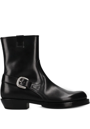 Premiata zip buckle boots - Black