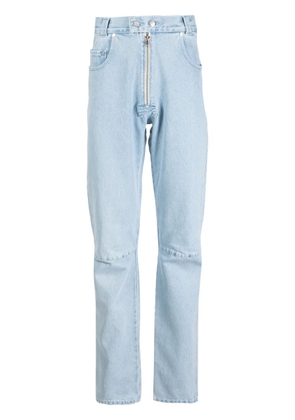 GmbH washed straight-leg jeans - Blue