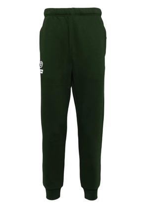 AAPE BY *A BATHING APE® logo patch track pants - Green