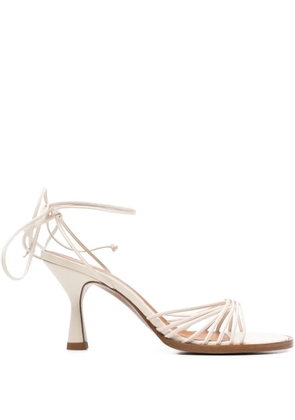 ATP Atelier Fortino ankle-tie leather sandals - White