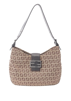 Fendi Pre-Owned 2000-2010 Zucchino Canvas shoulder bag - Brown