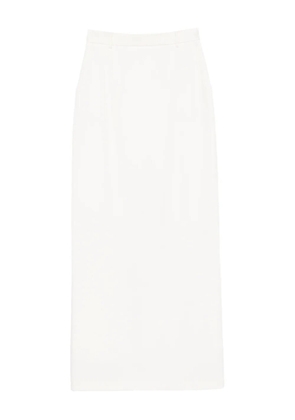 MEDEEA high-waisted straight skirt - White
