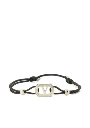Valentino Garavani vlogo cord bracelet - Black