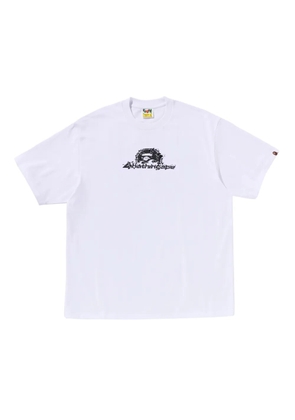 A BATHING APE® logo-graphic T-shirt - White