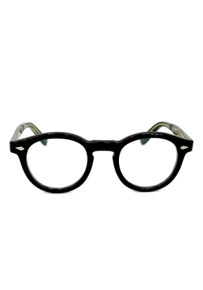 Yellows Plus NELLY round-frame glasses - Black