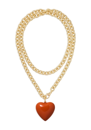 Roxanne Assoulin The Big Puffy heart-charm necklace - Gold