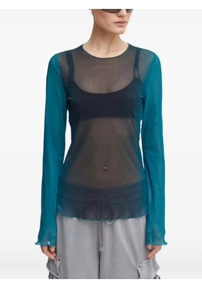 Won Hundred long-sleeve top - Blue