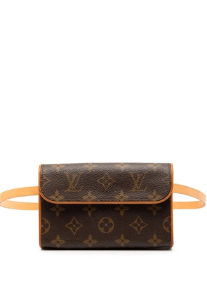 Louis Vuitton Pre-Owned 2002 Monogram Pochette Florentine belt bag - Brown
