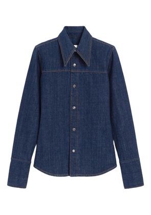 AMI Paris sharp collar shirt - Blue