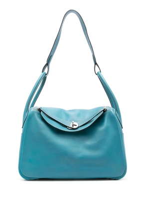 Hermès Pre-Owned 2007 Lindy leather tote bag - Blue
