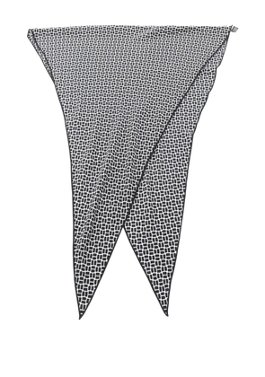 Hermès Pre-Owned 2000s Losange GM scarf - Black