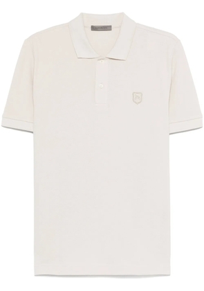 Corneliani piqué polo shirt - Neutrals