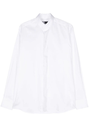 Karl Lagerfeld band-collar shirt - White