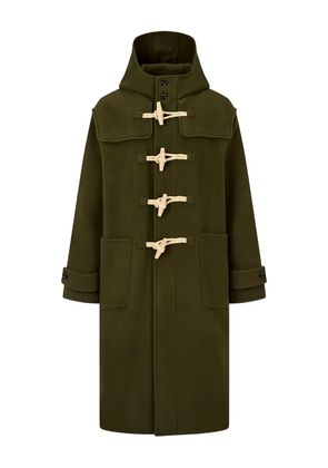 Man On The Boon. double-faced duffle coat - Green