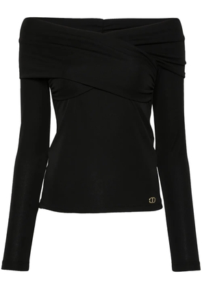 TWINSET off-shoulder blouse - Black