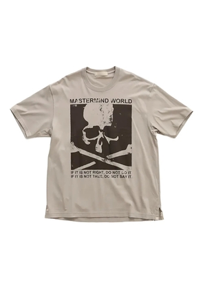 Mastermind Japan round-neck T-shirt - Neutrals