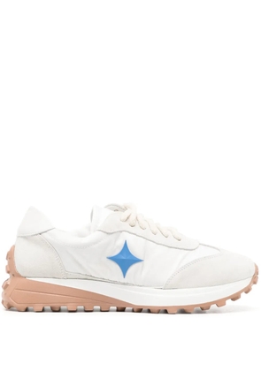 Madison.Maison Star suede-trimmed sneakers - White