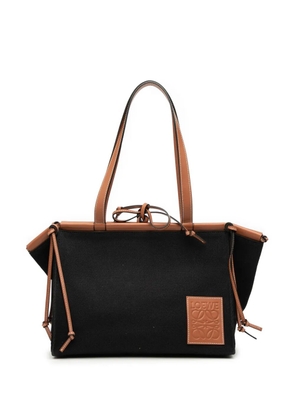 Loewe Pre-Owned 2021 Small Canvas Cushion tote bag - Black