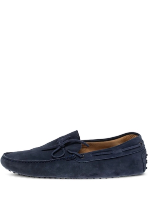 Tod's Vintage pre-owned suede boat shoes - Blue